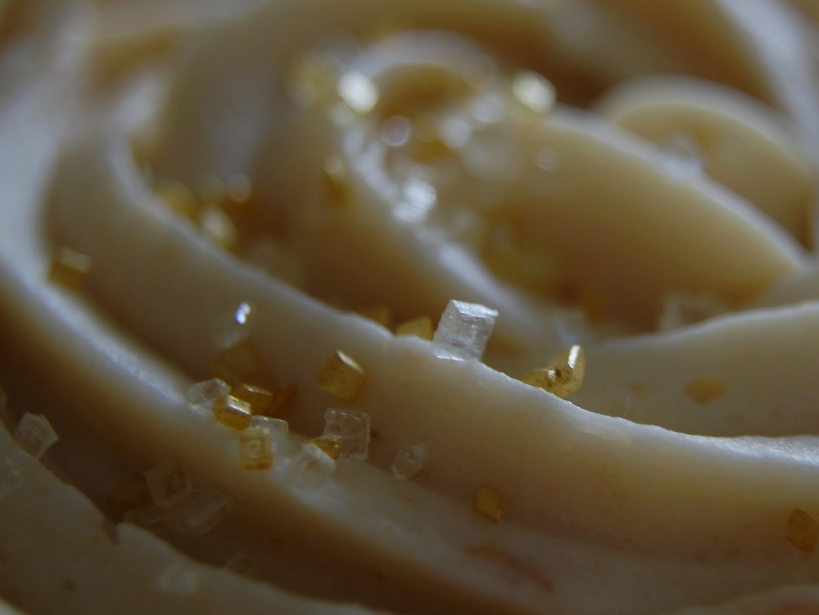 Karen's Kitchen Diary Apricot cupcakes with apricot frosting