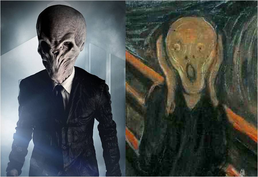 DW crossover with painter Edvard Munch  Doctor+who+the+silence+looks+like+the+scream