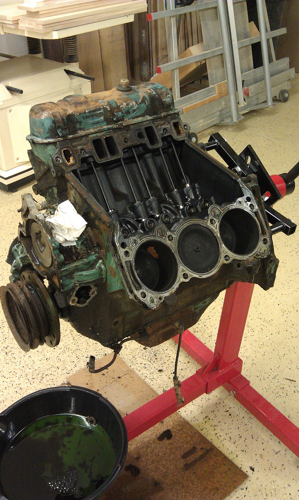 1967 Jeep CJ5 restoration Engine rebuild