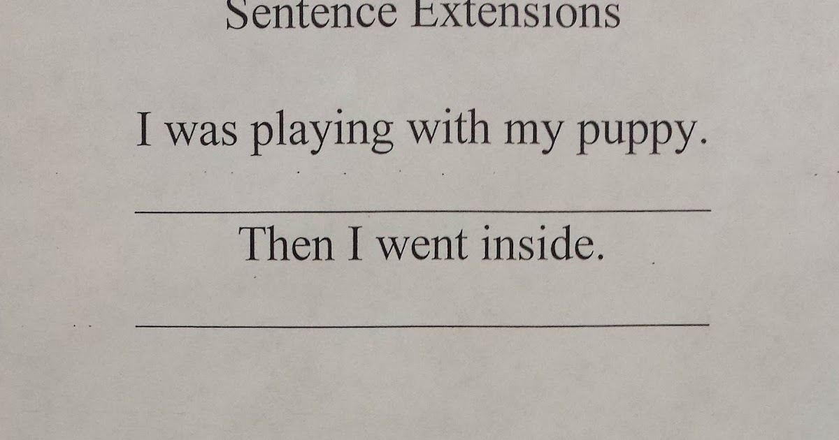 Krazy 4 Writing SPLITTING the Sentences