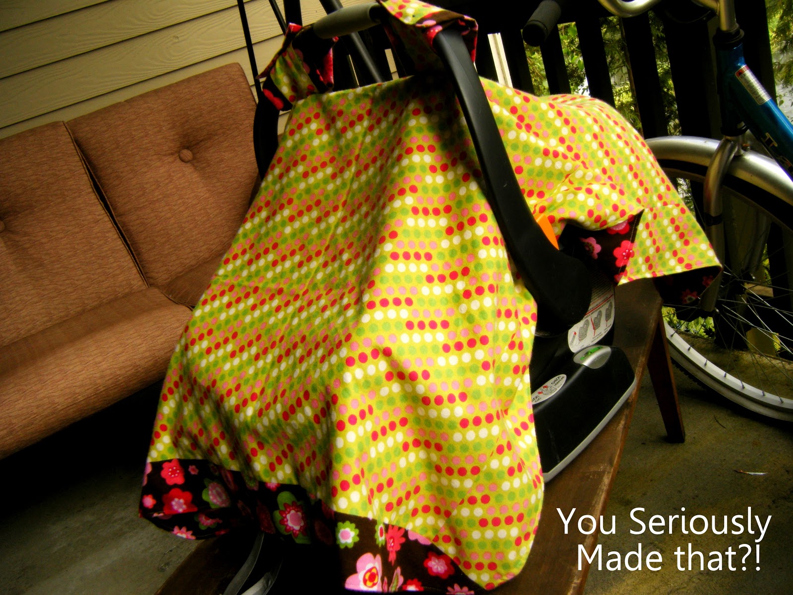 You Seriously Made That!? Car Seat Canopy