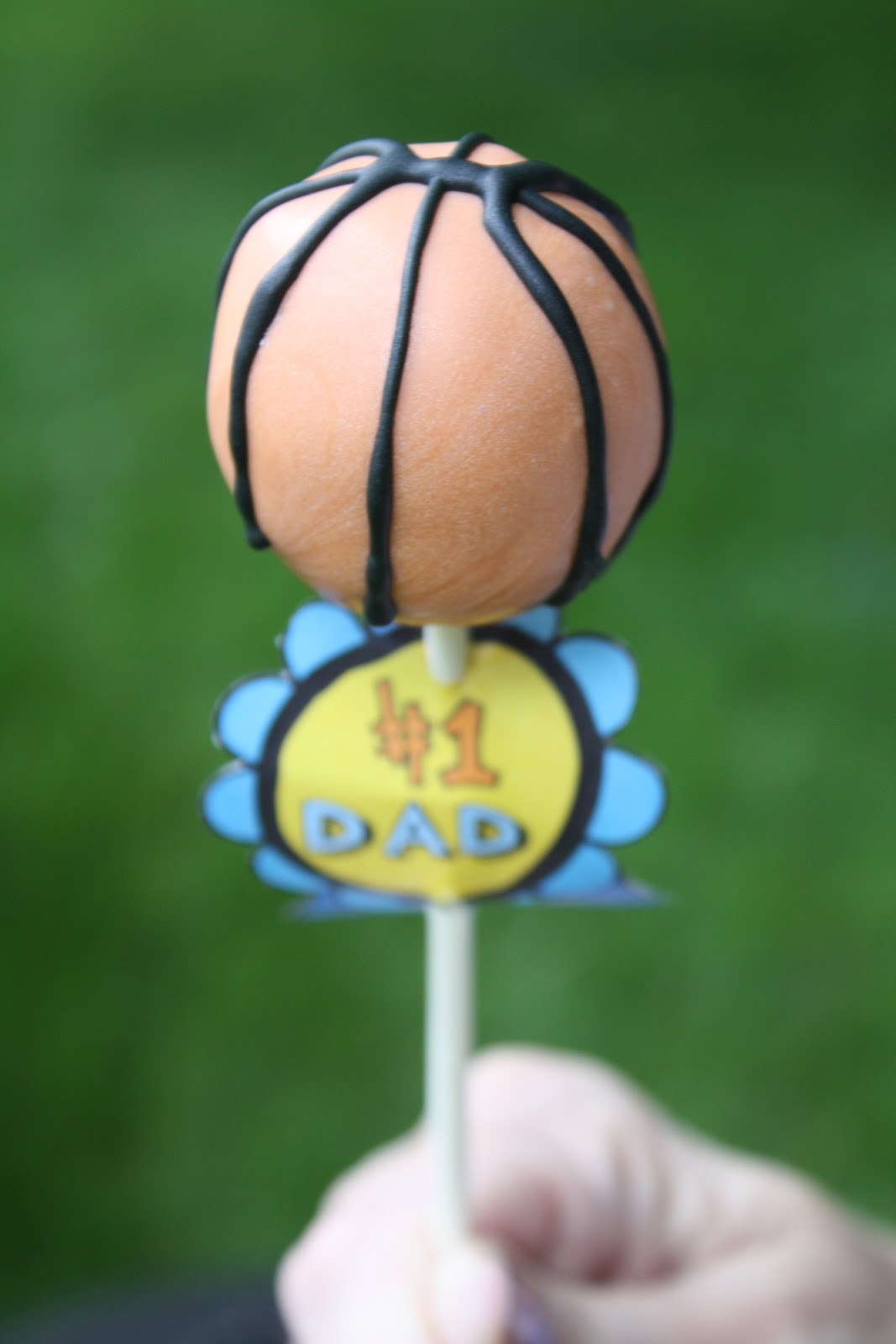 Mel's Sweet Treats Basketball Cake Pops