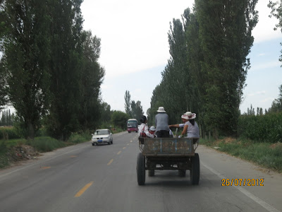 Sur la route nationale, on se promène