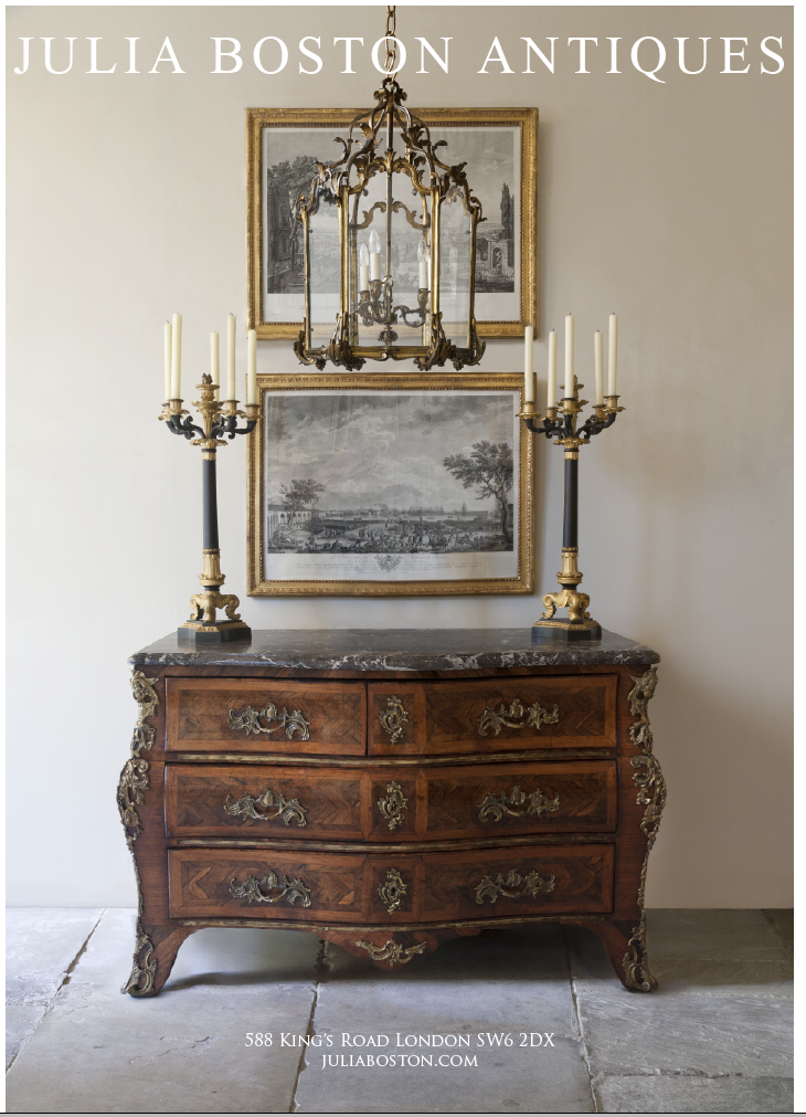 JULIA BOSTON ANTIQUES DEALER FRENCH ANTIQUES IN AUGUST