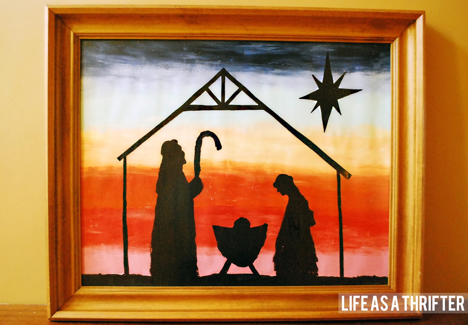 Life as a Thrifter Paint By Numbers Nativity