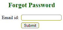 Forgot password in php