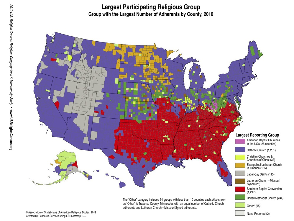 Augoeides Majority Religions in the United States