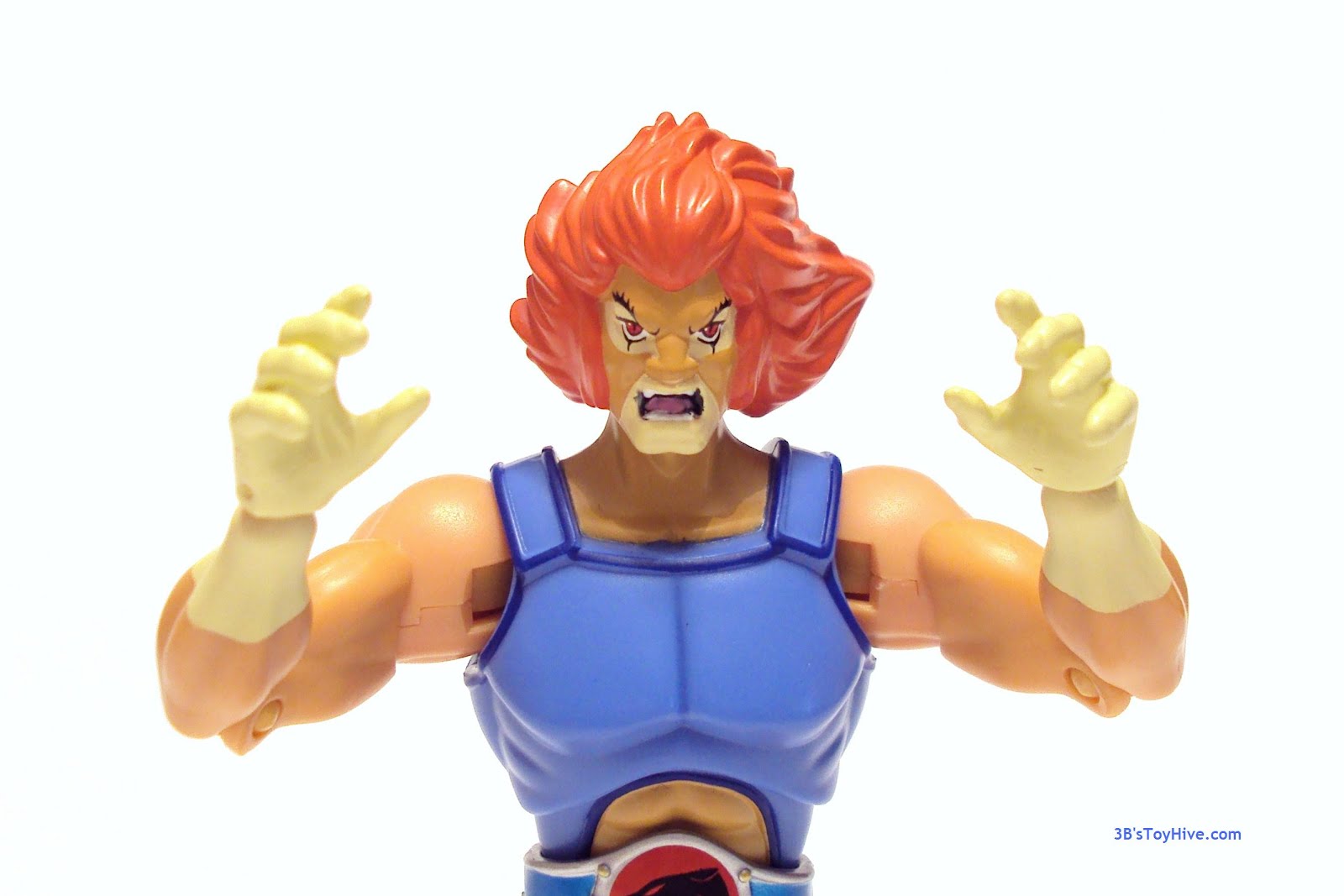 Bandai Thundercats Lion-O action Figure loose old 6" LOST A LITTLE COLOR