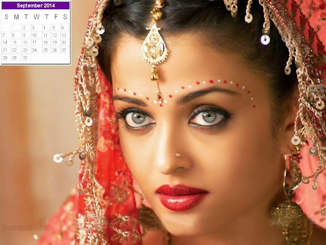 Aishwarya Rai Calendar 2014