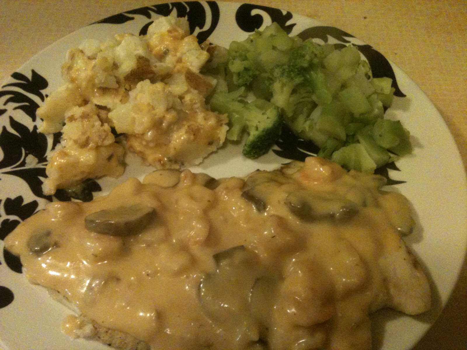 Mama Overnight Tilapia with Mushroom Shrimp Sauce