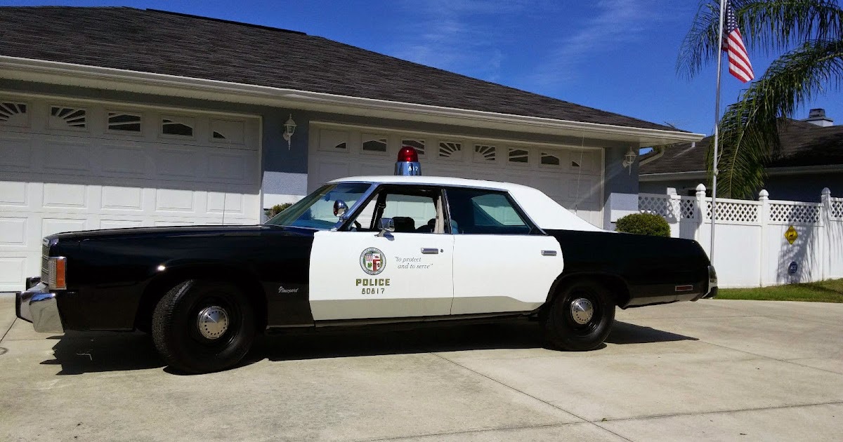All American Classic Cars: 1978 Chrysler Newport 4-Door Hardtop Police Car