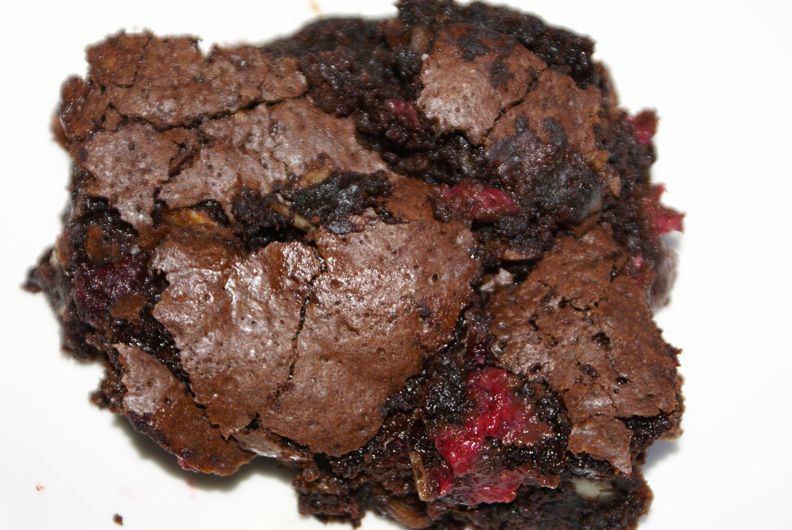 Cotton Candy Rustic Raspberry Brownies