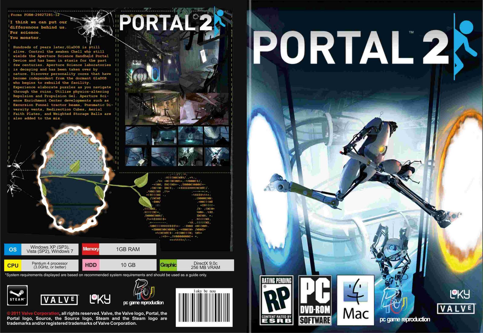 Portal 2 pc dvd фото 4