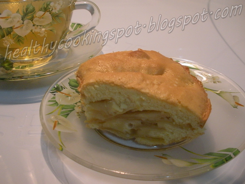 Healthy Cooking with Inna Apple Sponge Cake