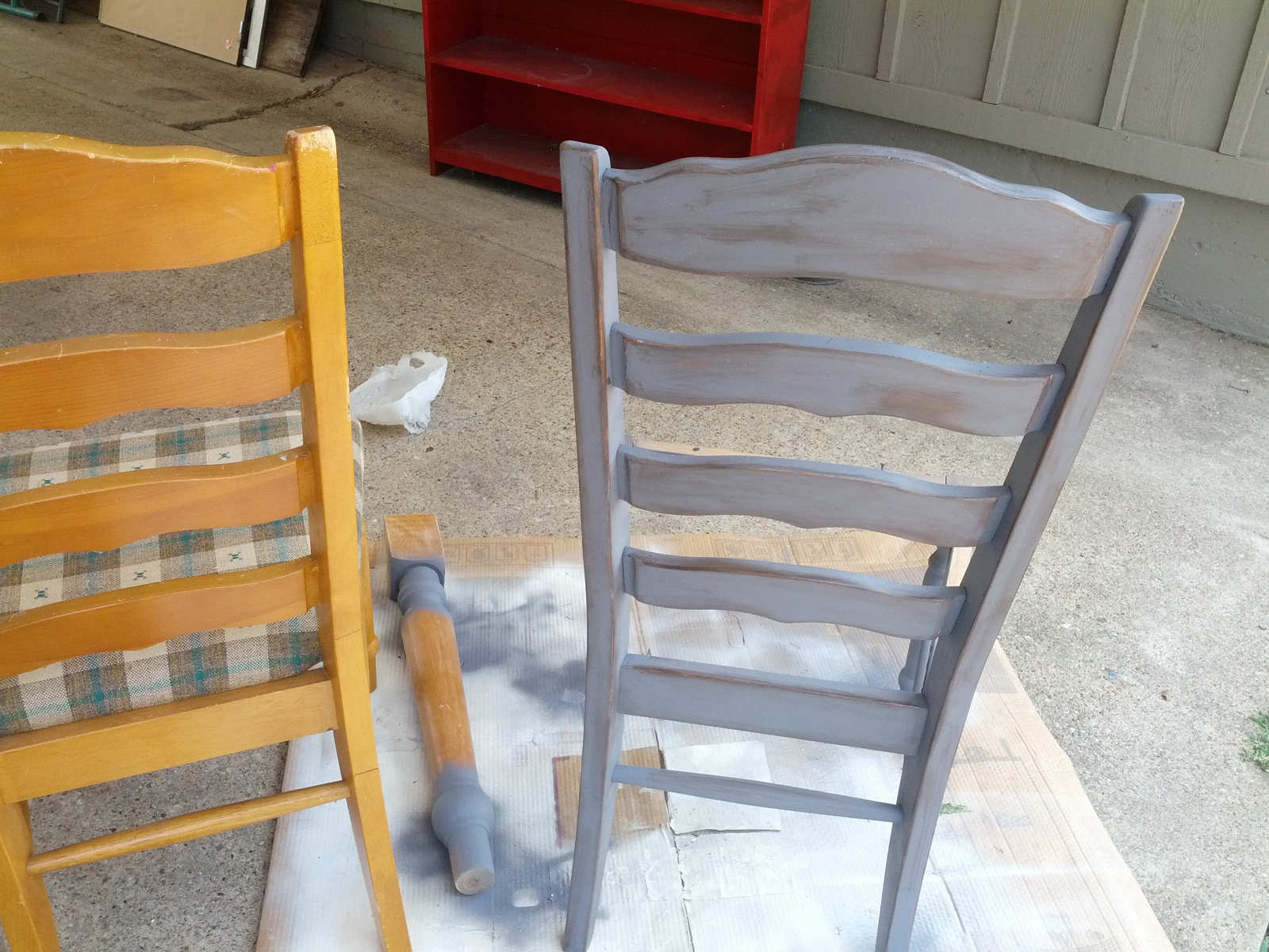 The Curious Critter Distressed Chairs DIY