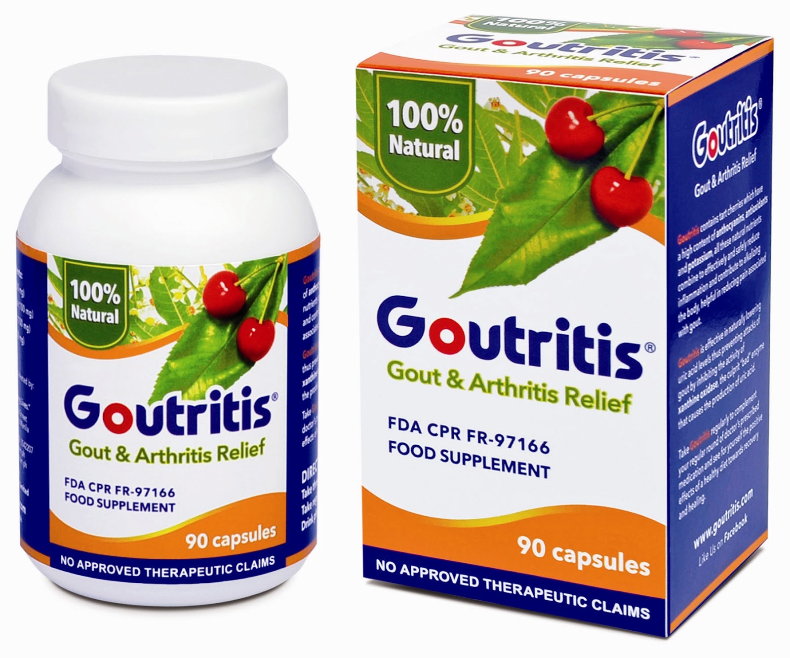 Purple Plum Fairy Goutritis fights Gout with natural nutrients from