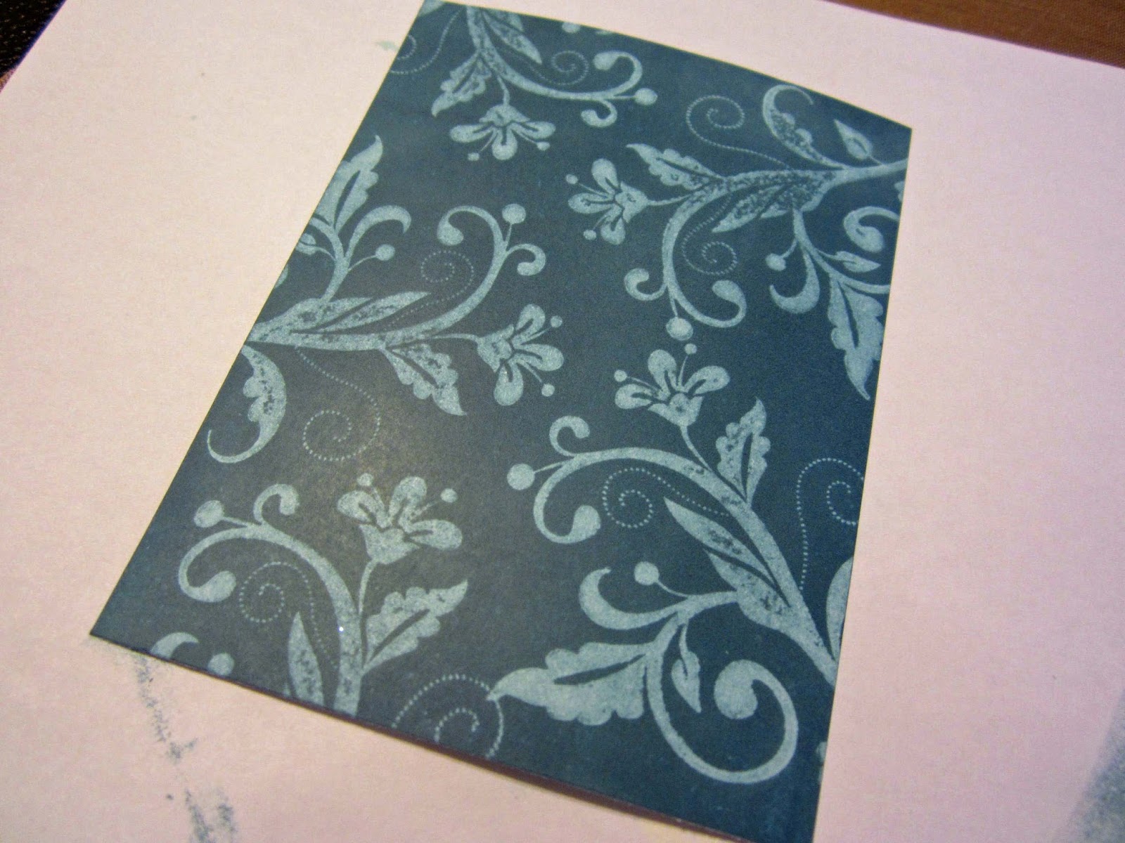 Inking It Up With Cathy Craft Ink Resist Technique...