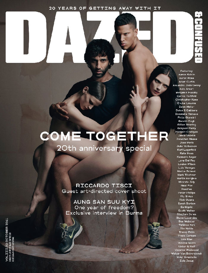 Riccardo Tisci & His Muses Cover Dazed & Confused's 20th Anniversary Issue