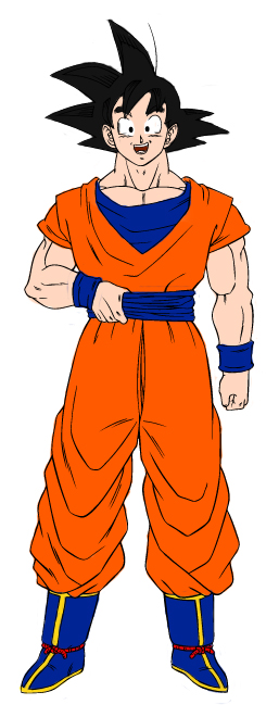 Featured image of post Goku Para Dibujar A Color Facil C mo dibujar a goku peque o