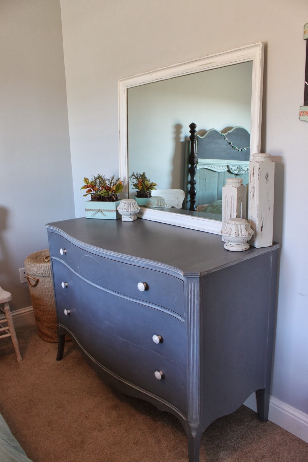 Namely Original Gray Antique Dresser