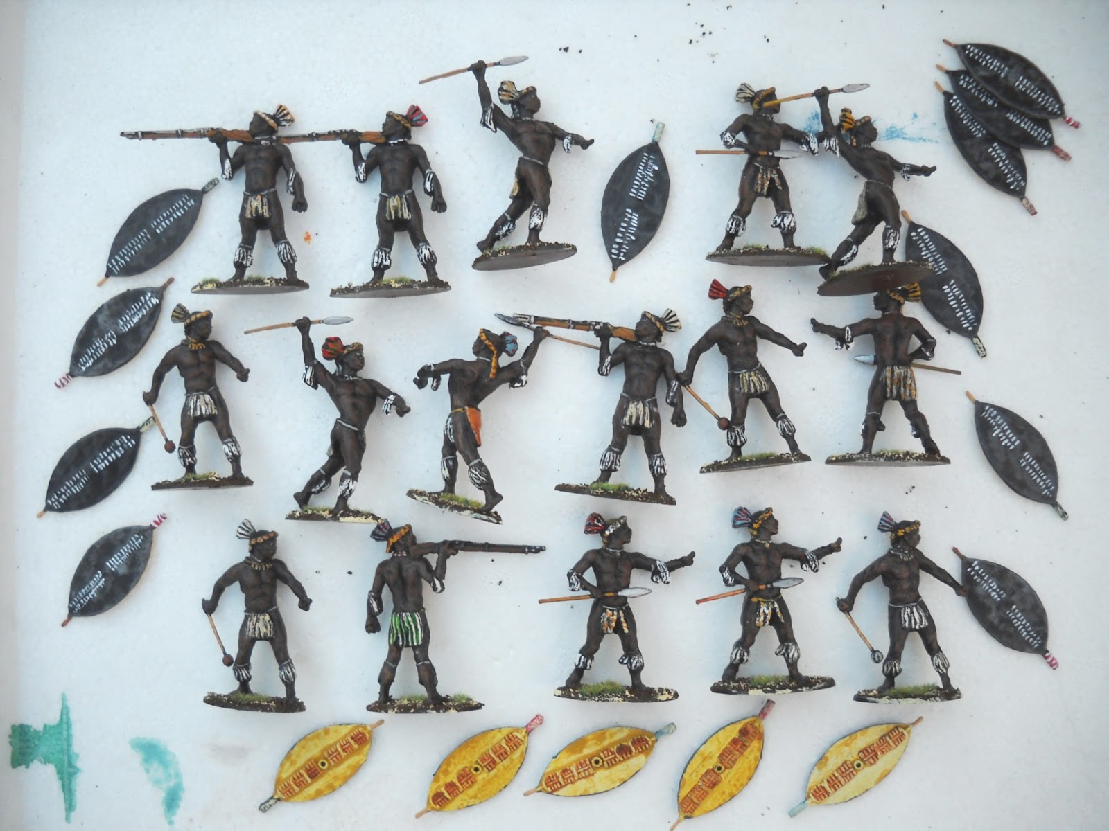 Miniaturas Aconcagua A CALL TO ARMS 1/32 ZULU WARRIORS