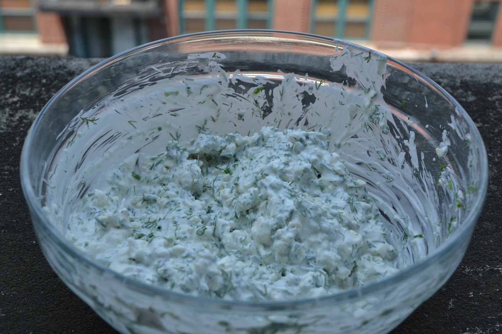 Hardly Housewives Dill and Chive Blue Cheese Dressing
