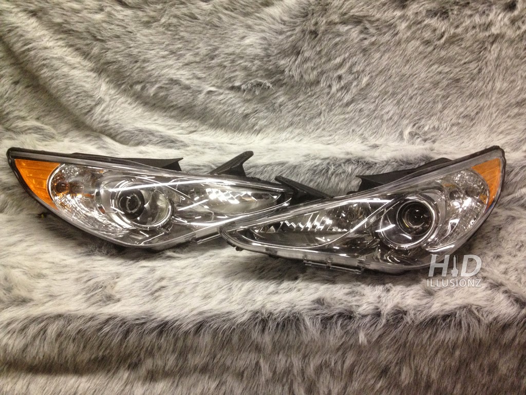 HID ILLUSIONZ Hyundai Sonata Morimoto Mini H1 HID Retrofit Projector