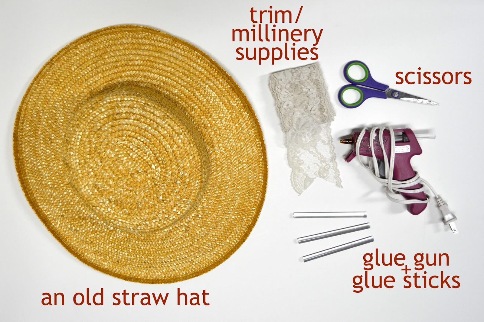 Sassy Straw Saucer Hat DIY Flashback Summer