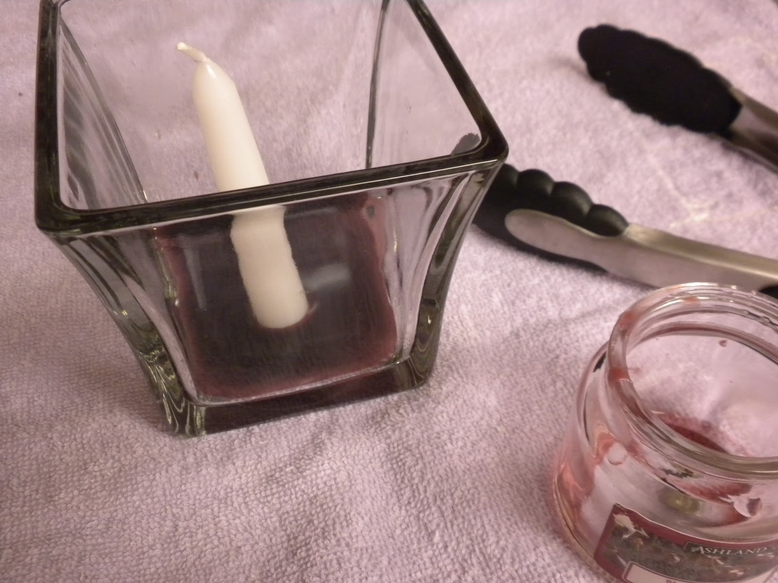 Purple Clover DIY IT Layered Candles