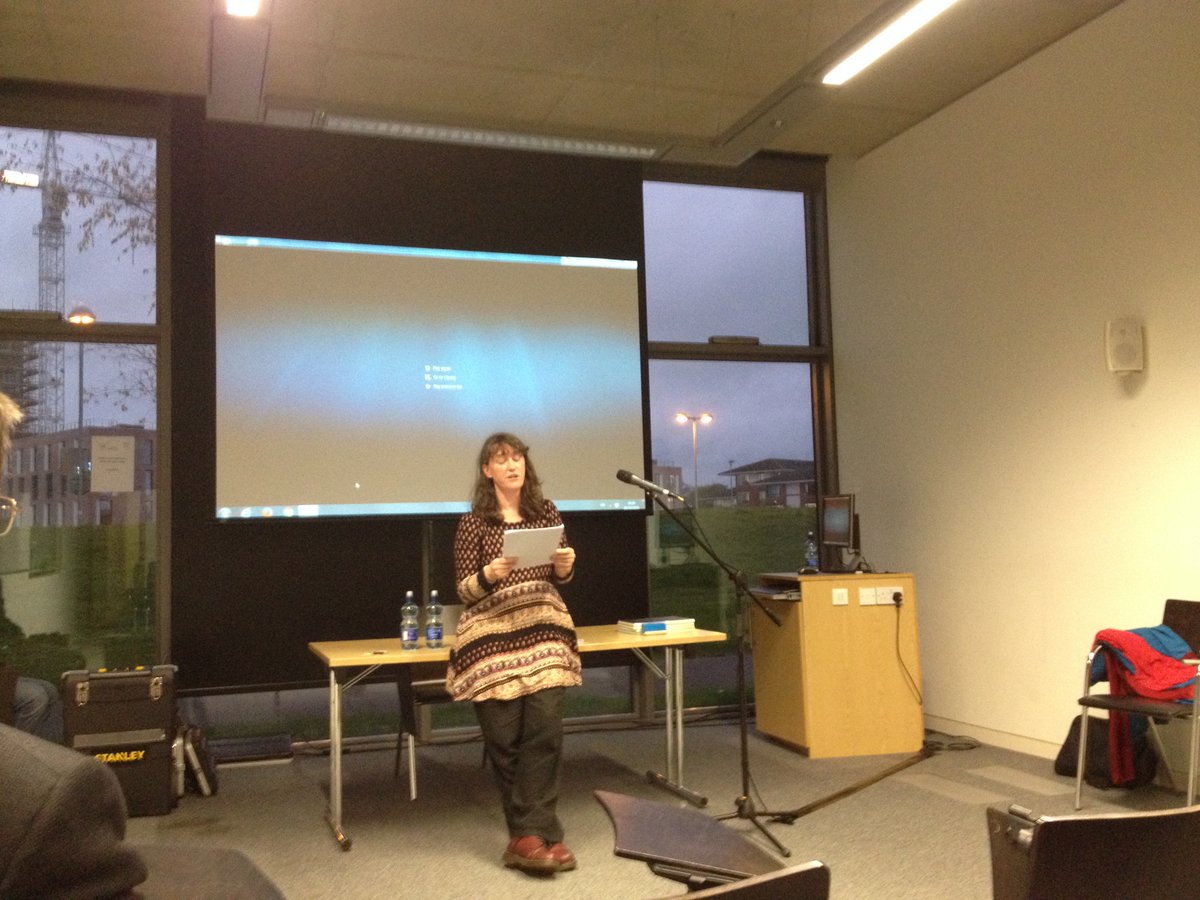 Reading from new work at Maynooth Uni