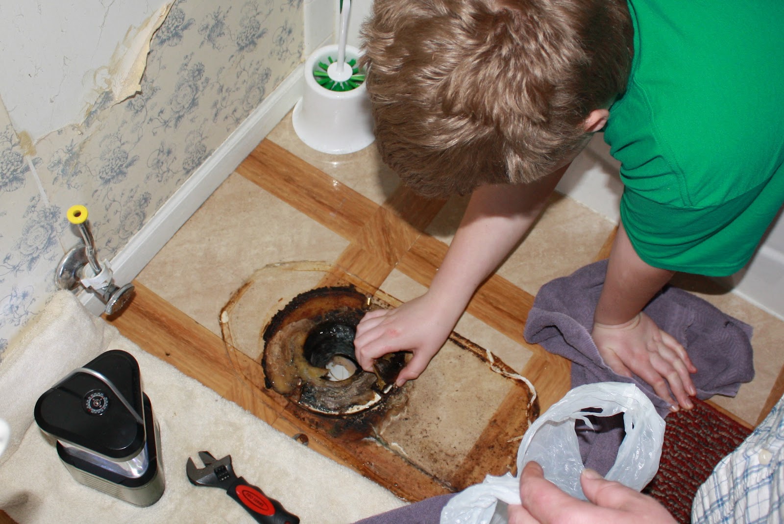 Once Upon a Family How To Replace and/or Install A Toilet