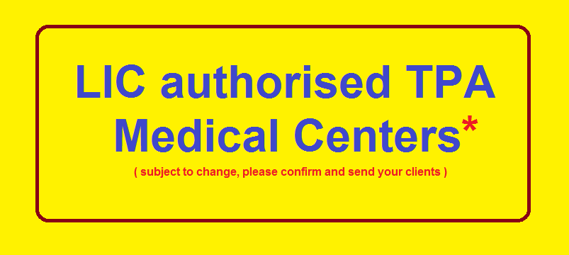 LIC medical tpa centers