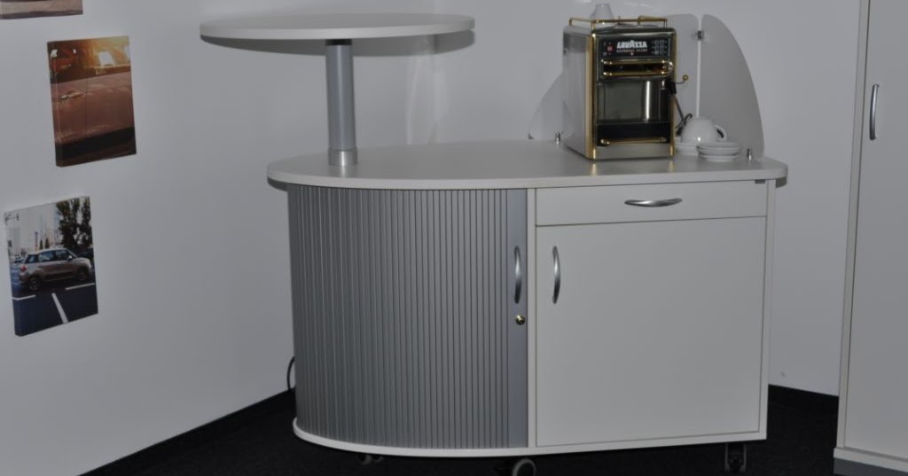 Colour up your office !: Mobiler Kaffeeschrank für die Party im Büro