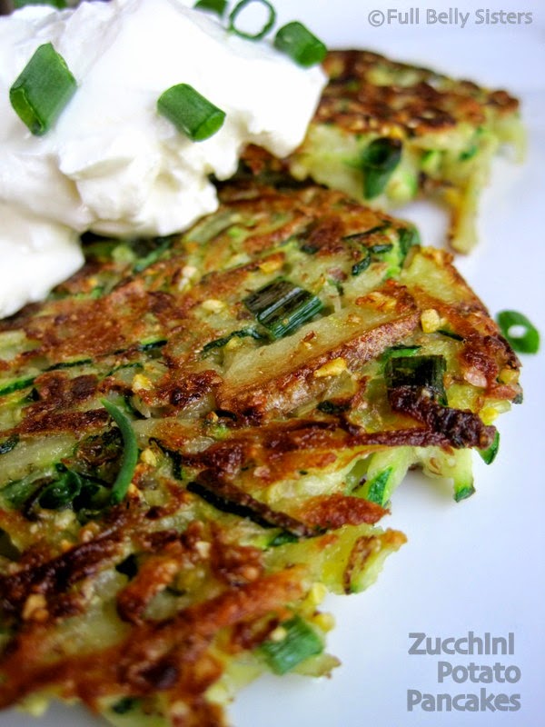 Zucchini Potato Pancakes ChanukkahRecipe holidayfood