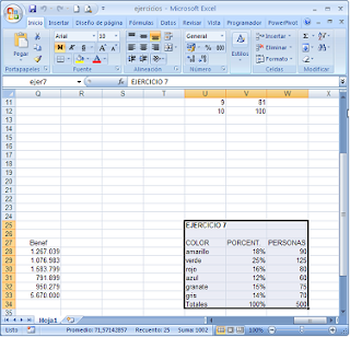 Zona alejada de una hoja de cálculo Zona alejada de una hoja de cálculo