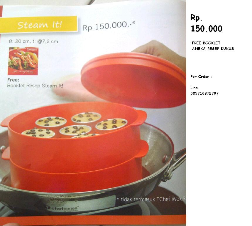 STEAM IT (Pengukus makanan) dari TUPPERWARE Belanja Sale