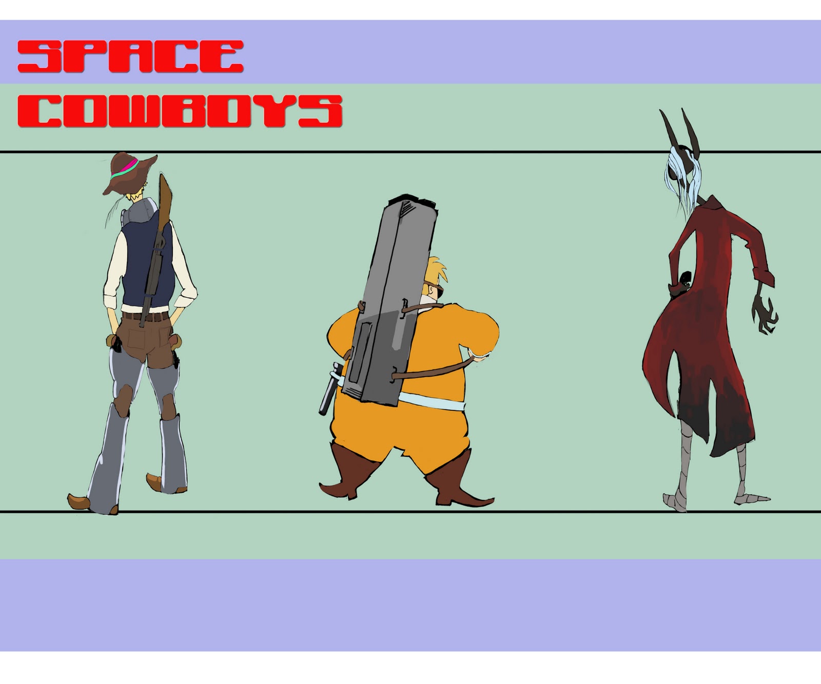 The Art of Chris SPACE COWBOYS!