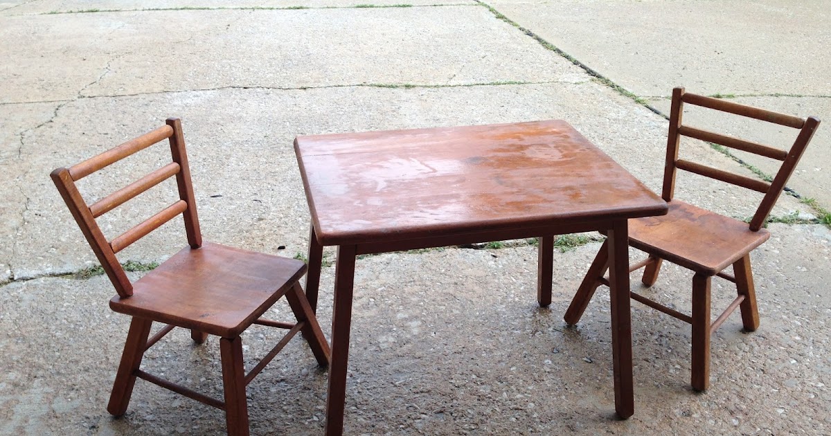 g&co. DIY chalkboard table makeover