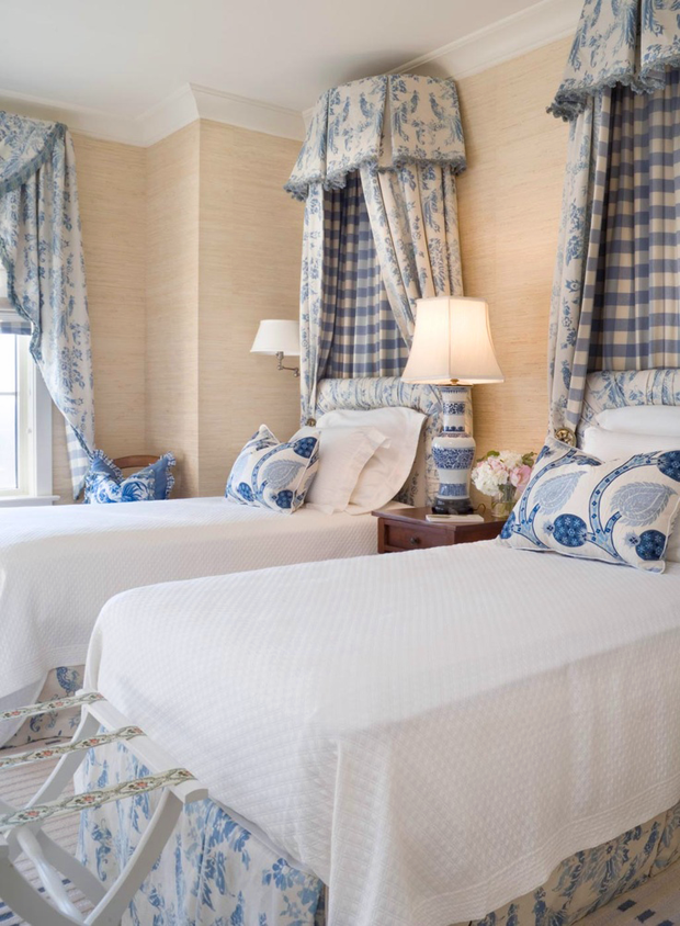 Blue and White Monday The Guest Room