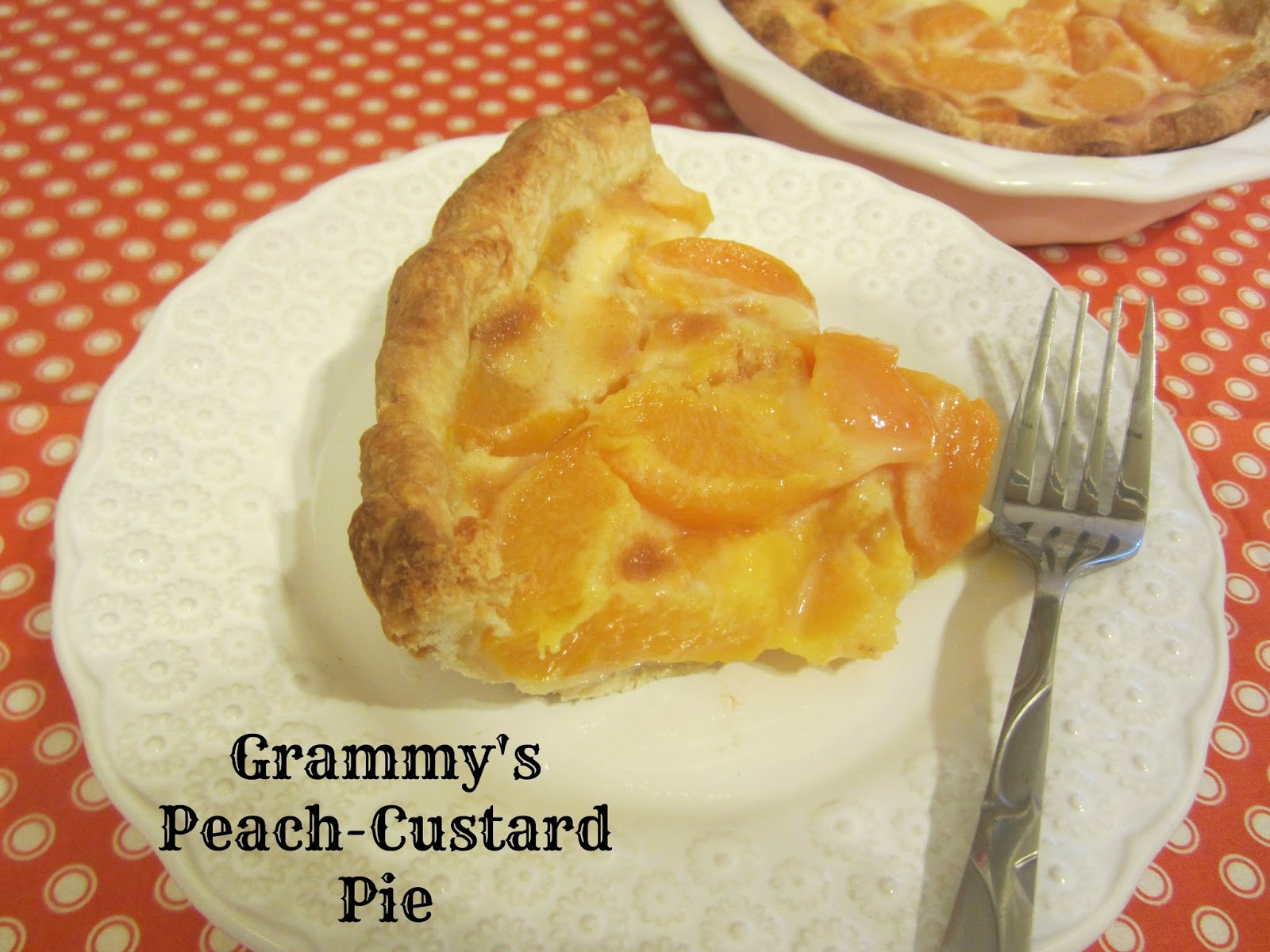 Grammy's PeachCustard Pie Frugal Family Tree