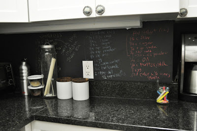 PEQUEÑOS DETALLES: Martes Deco: Una pared de pizarra en la cocina