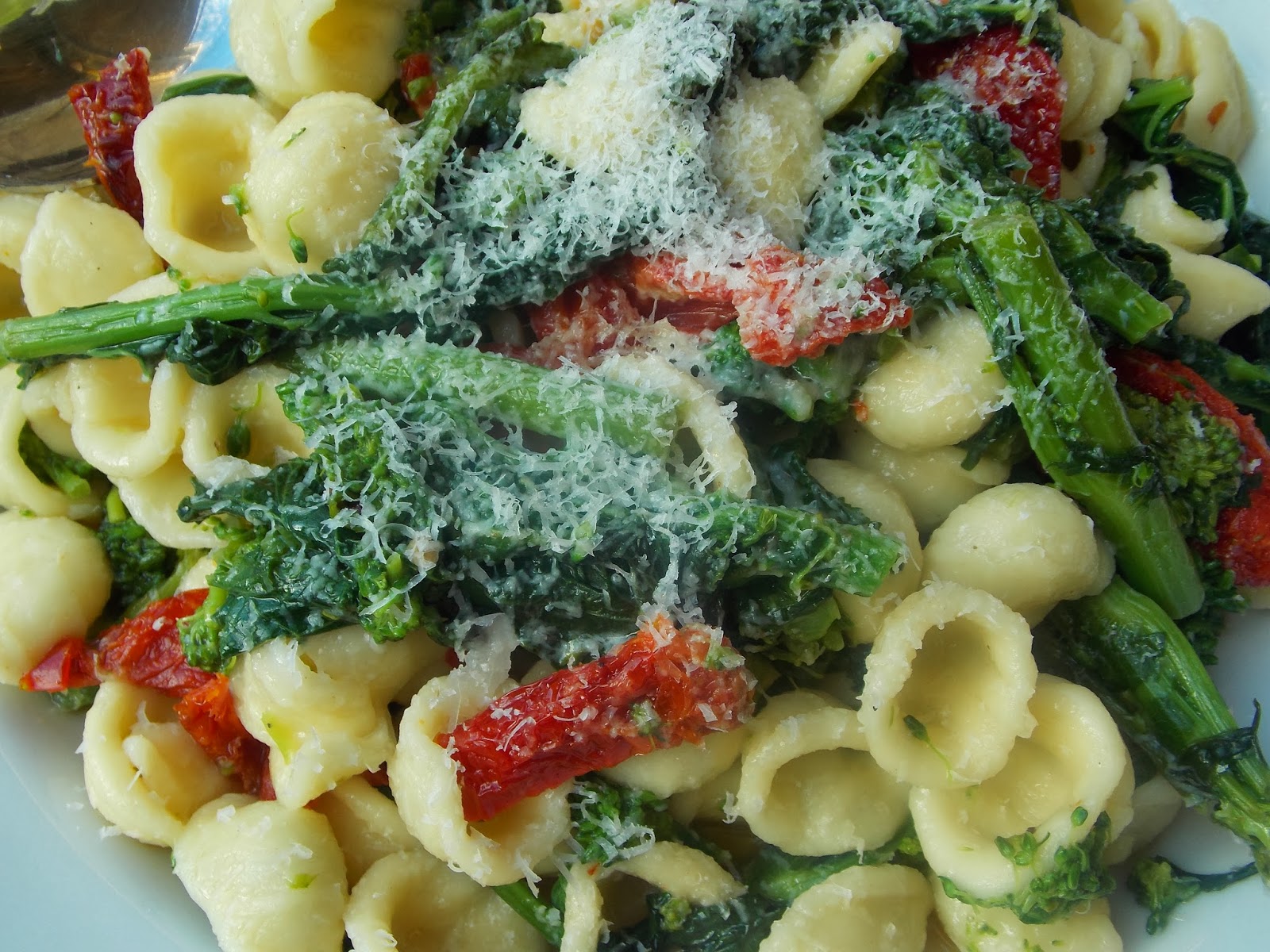 Food and Thrift Orecchiette with Broccoli Rabe and SunDried Tomatoes
