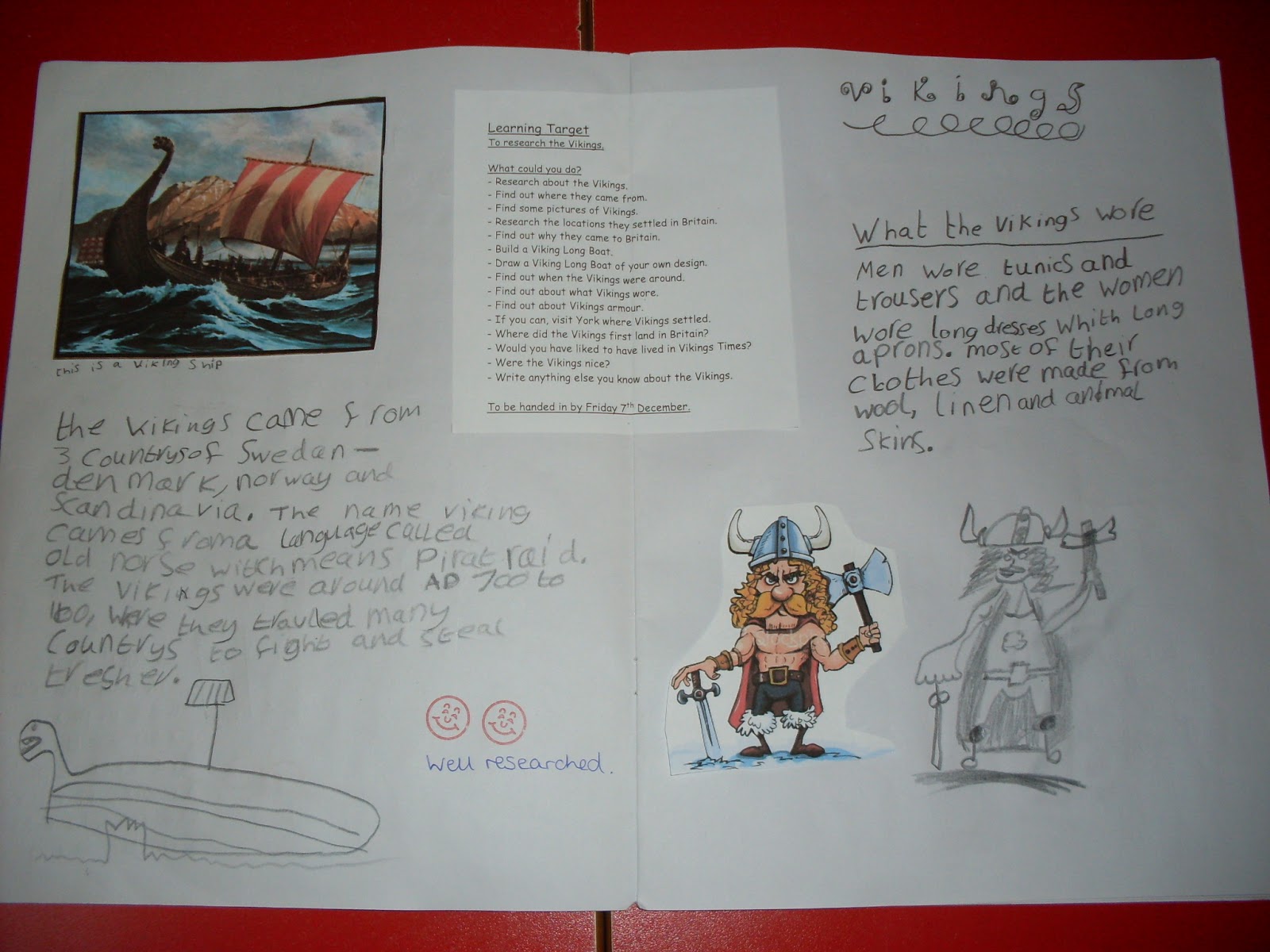 The vikings homework help
