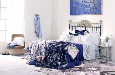 Dormitorios en azul y blanco - Ideas para decorar dormitorios