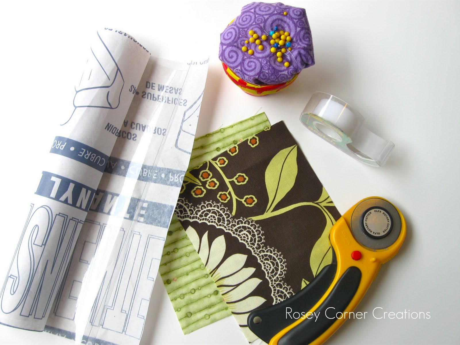 Rosey Corner Creations Clearly Cute Card Keeper Tutorial clear vinyl