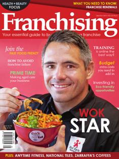 Franchising. Your essential guide to buying a franchise 2013-05 - September & October 2013 | ISSN 1321-408X | CBR 96 dpi | Mensile | Professionisti | Franchiising | Commercio
This leading consumer publication is for anyone looking to buy into the franchising industry. 
Each issue of Franchising will provide you with: 
- Inspirational stories of franchise success
- Pertinent issues in franchising with comment from the industry
- Practical knowledge and advice on what to do to secure a franchise investment
- Management tips on how to avoid some of the challenges of running a franchised business.
- Easy signposts to direct the reader
- An accessible, business-minded format to aid the reader's experience
Don't miss out on sections such as:
- Inspire reveals the fantastic real-life experiences of both franchisees and franchisors, who are achieving great things with their businesses.
- Opportunities puts the spotlight on four sectors each issue, delving into the business challenges and benefits.
- Issues addresses the big picture concepts that help a purchaser best match their needs to the right franchise system.
How To section will include regulars on due diligence, financials, marketing, training, legal and columns.