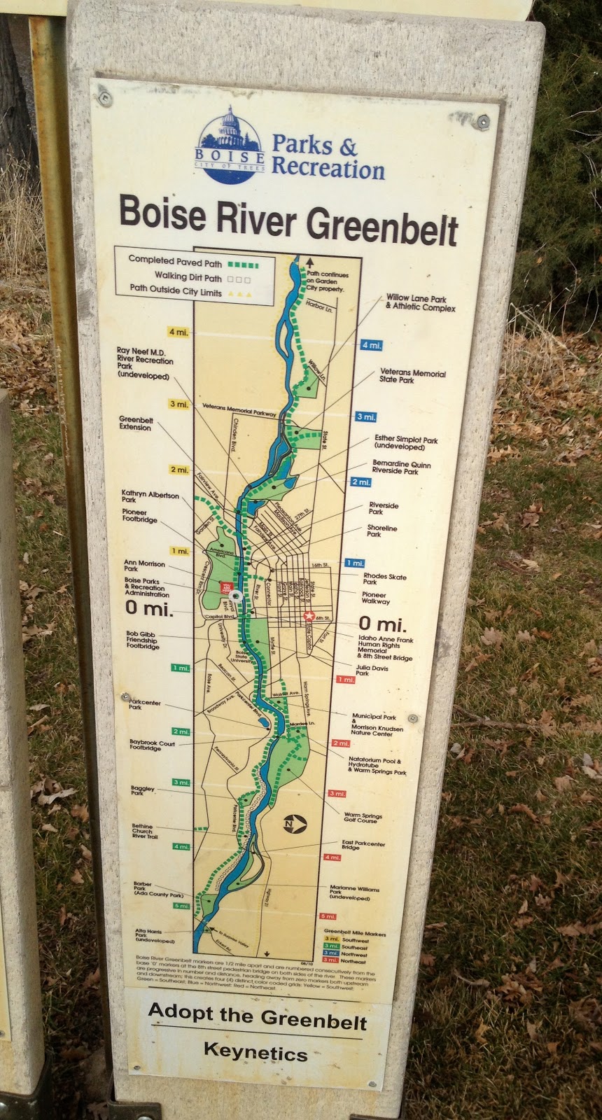 Greenway Athletic Dept Travel Run Series Boise River Greenbelt