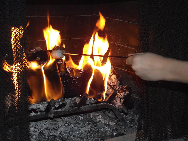 roasting marshmellows