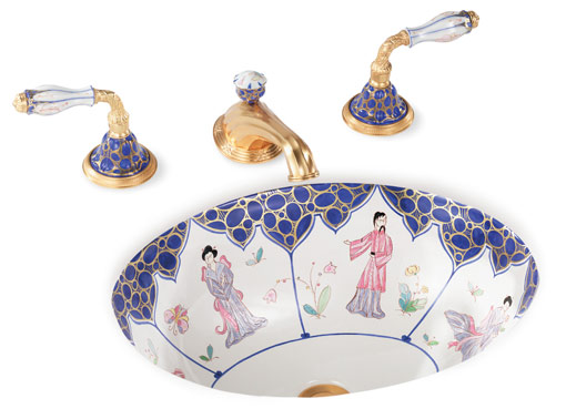 Aesthetic Oiseau Chinoiserie Sinks From Sherle Wagner
