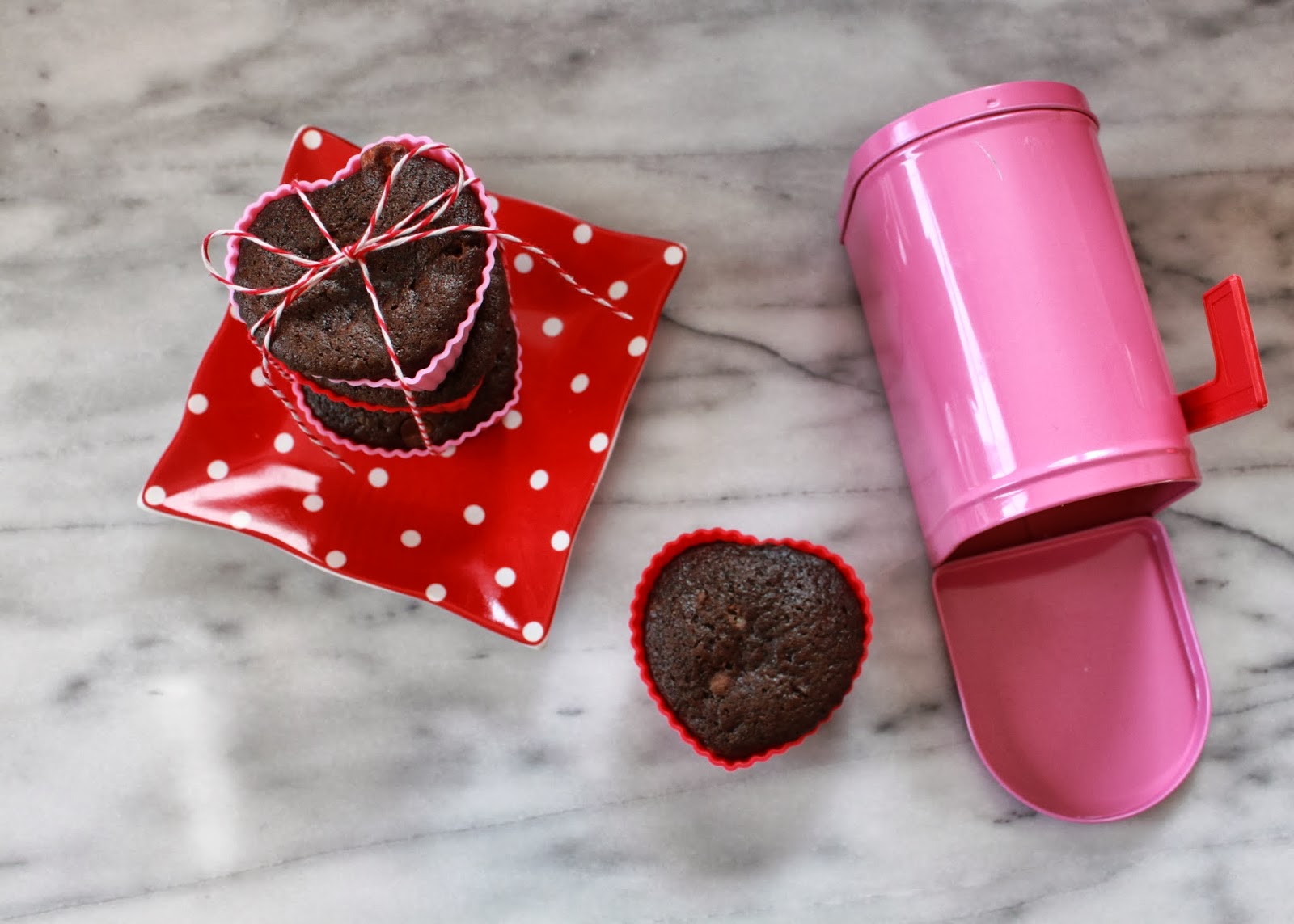 Triple Chocolate Muffins_from above